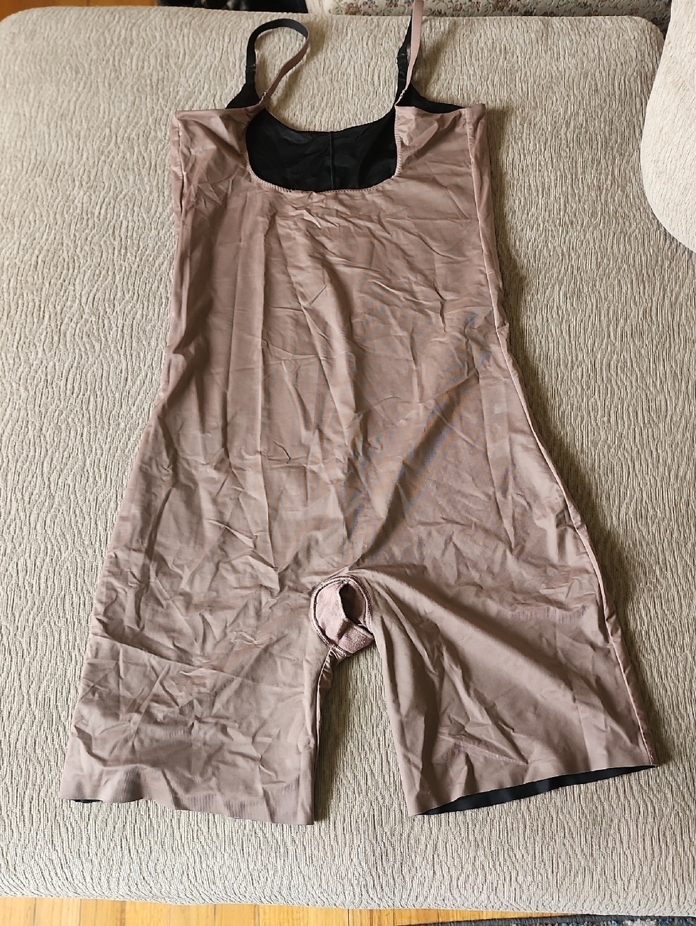 SPANX "Two-Timing" Reversible Open-Bust Bodysuit. 